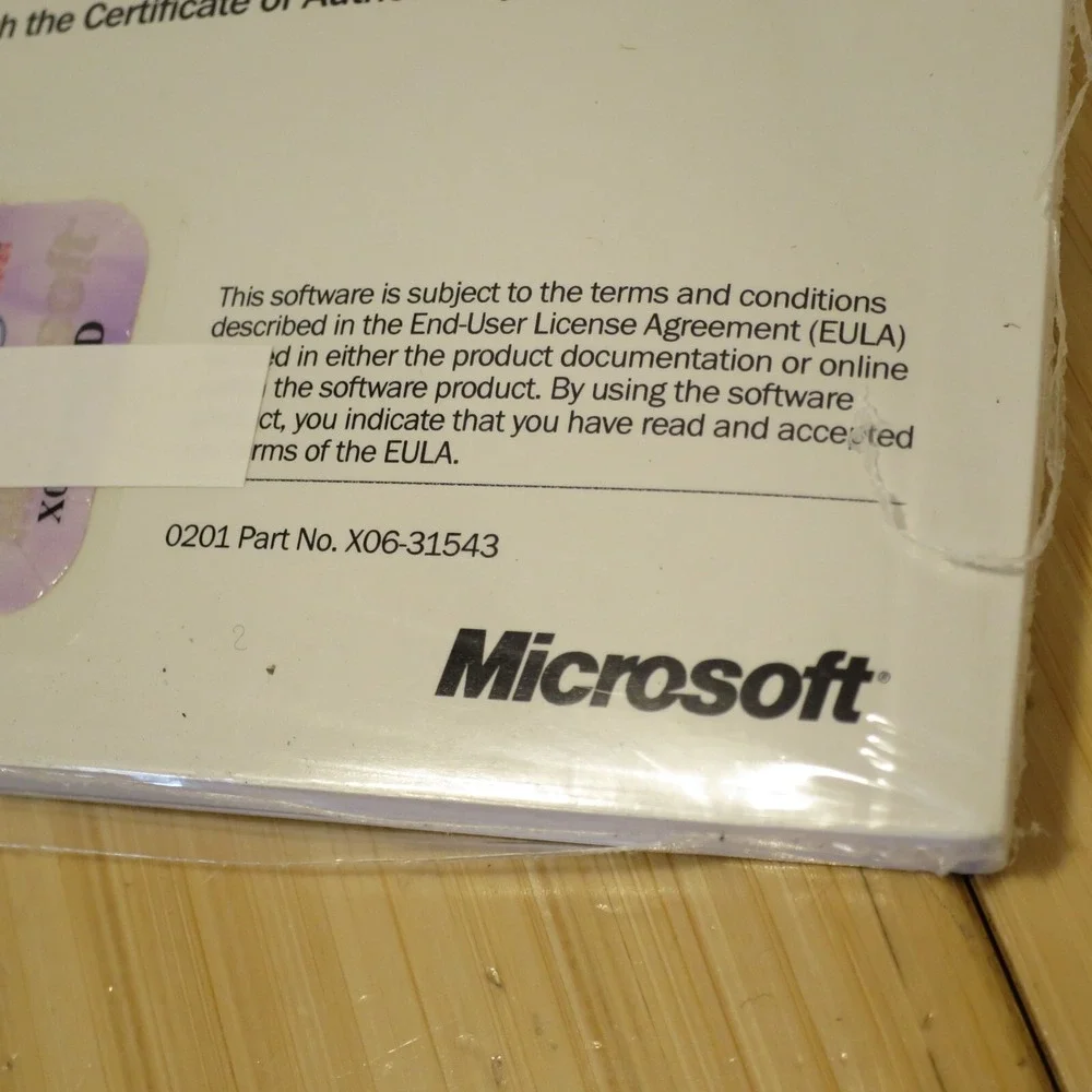 Microsoft X06-31543 Windows 98 SE Second Edition- COA & Manual only (NO CD) - 08